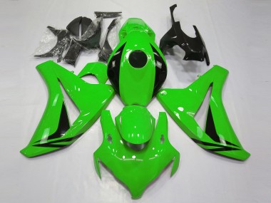 2008-2011 Honda CBR1000RR Motorcycle Fairings - Green Glossy Black OEM Style Canada for Sale
