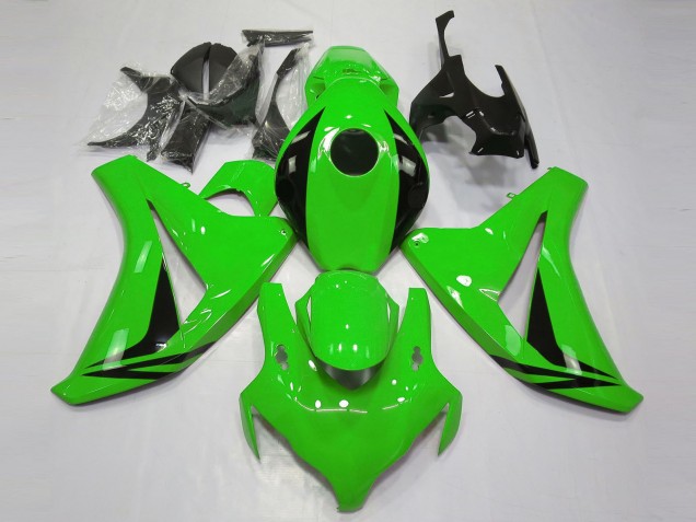 2008-2011 Honda CBR1000RR Motorcycle Fairings - Green Glossy Black OEM Style Canada for Sale