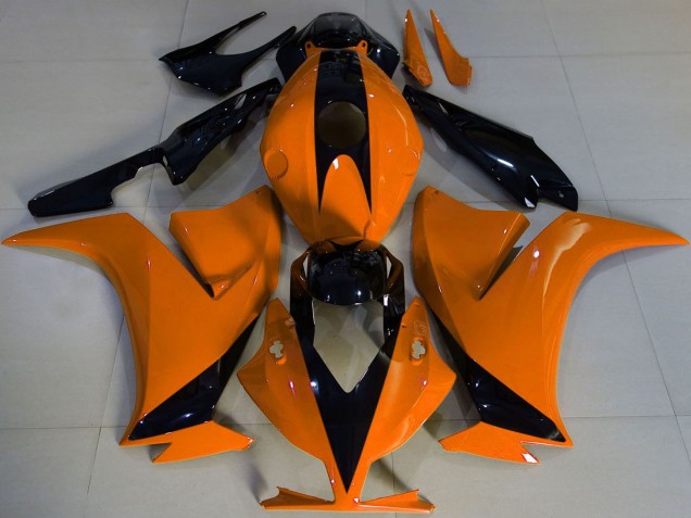 2012-2016 Honda CBR1000RR Motorcycle Fairings - Orange Glossy Black Canada for Sale