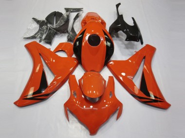 2008-2011 Honda CBR1000RR Motorcycle Fairings - Orange Glossy Black OEM Style Canada for Sale