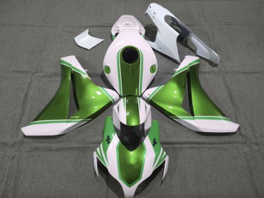 2008-2011 Honda CBR1000RR Motorcycle Fairings - White Glossy Pearl Green Canada for Sale