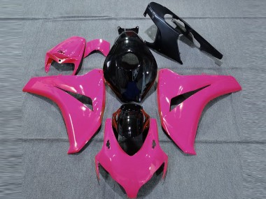 2008-2011 Honda CBR1000RR Motorcycle Fairings - Pink Glossy Black Canada for Sale