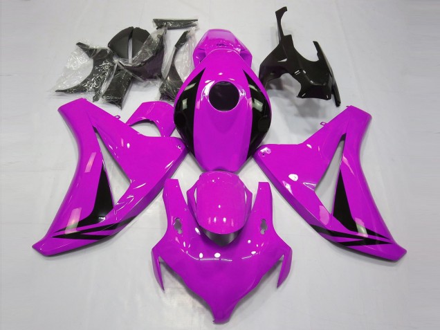 2008-2011 Honda CBR1000RR Motorcycle Fairings - Pink Glossy Black OEM Style Canada for Sale
