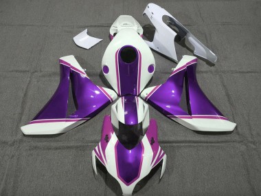 2008-2011 Honda CBR1000RR Motorcycle Fairings - White Glossy Purple Pink Canada for Sale