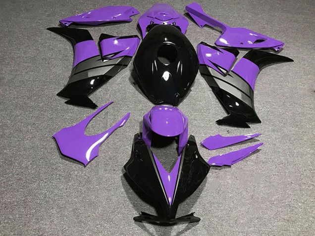 2012-2016 Honda CBR1000RR Motorcycle Fairings - Purple Grey Glossy Black Canada for Sale
