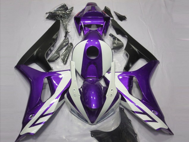 2006-2007 Honda CBR1000RR Motorcycle Fairings - Purple White Matte Black Canada for Sale