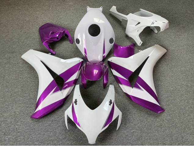 2008-2011 Honda CBR1000RR Motorcycle Fairings - White Purple Canada for Sale