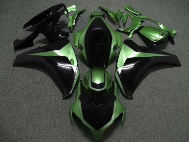 2008-2011 Honda CBR1000RR Motorcycle Fairings - Green Glossy Black Custom Canada for Sale