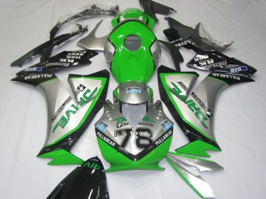 2012-2016 Honda CBR1000RR Motorcycle Fairings - Silver Green Glossy Black Canada for Sale