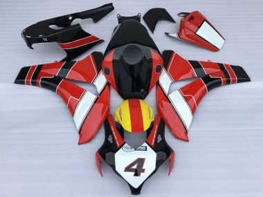 2008-2011 Honda CBR1000RR Motorcycle Fairings - Red White Yellow Glossy Black Racing Style Canada for Sale