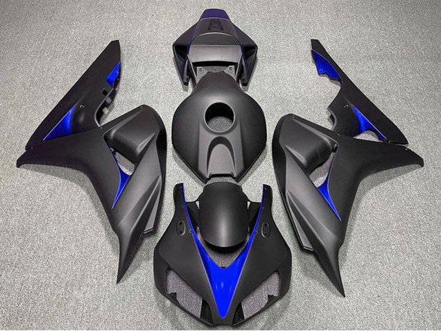 2006-2007 Honda CBR1000RR Motorcycle Fairings - Matte Black Blue Canada for Sale