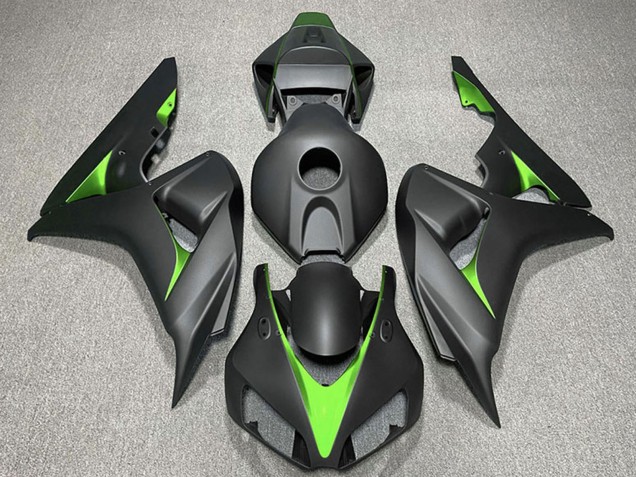 2006-2007 Honda CBR1000RR Motorcycle Fairings - Matte Black Green Canada for Sale