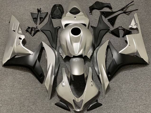 2006-2007 Honda CBR1000RR Motorcycle Fairings - Silver Matte Black Canada for Sale