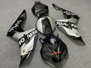 2006-2007 Honda CBR1000RR Motorcycle Fairings - Silver Matte Black Repsol Canada for Sale