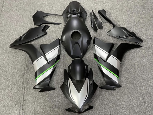 2012-2016 Honda CBR1000RR Motorcycle Fairings - Silver Green Matte Black Canada for Sale