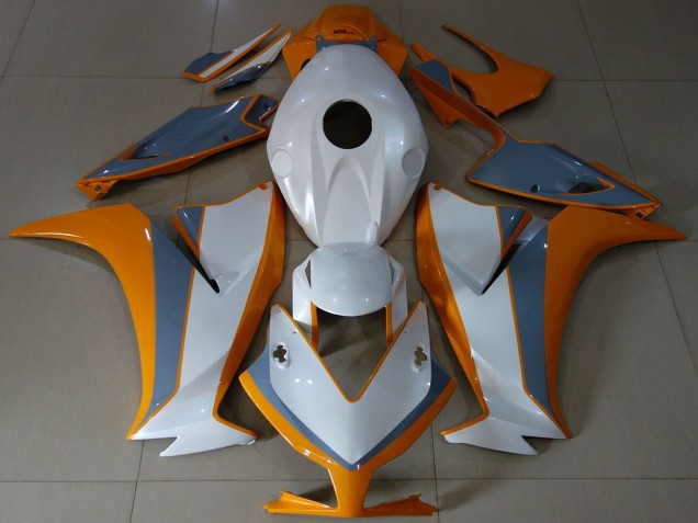 2012-2016 Honda CBR1000RR Motorcycle Fairings - White Orange Grey Canada for Sale