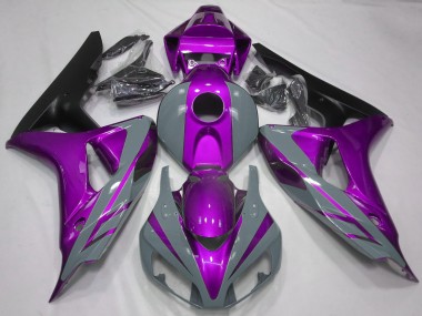 2006-2007 Honda CBR1000RR Motorcycle Fairings - Nardo Grey Purple Matte Black Canada for Sale