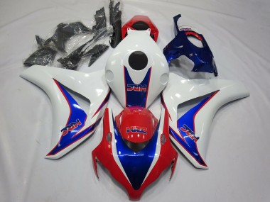 2008-2011 Honda CBR1000RR Motorcycle Fairings - White Blue Red HRC OEM Style Canada for Sale
