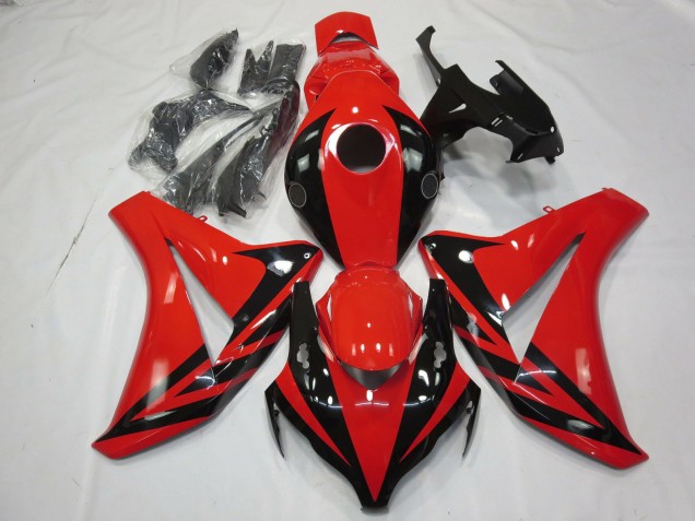 2008-2011 Honda CBR1000RR Motorcycle Fairing - Red Glossy Black OEM Style Canada for Sale