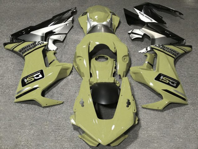 2017-2023 Honda CBR1000RR Motorcycle Fairings - Olive White Silver Glossy Black DSI Canada for Sale