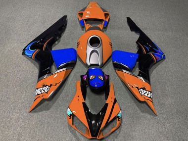 2006-2007 Honda CBR1000RR Motorcycle Fairings - Orange Silver Blue Glossy Black Shark Canada for Sale