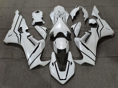 2017-2023 Honda CBR1000RR Motorcycle Fairings - Pearl White Black Lining Canada for Sale