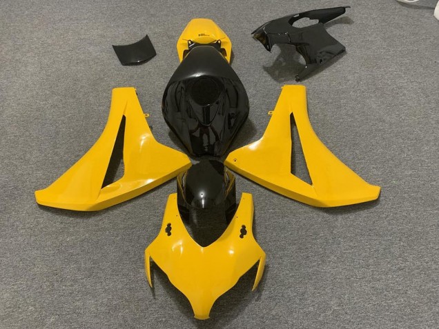 2008-2011 Honda CBR1000RR Motorcycle Fairings - Yellow Glossy Black Canada for Sale