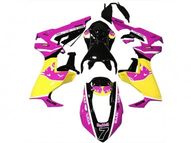 2017-2023 Honda CBR1000RR Motorcycle Fairings - Pink Yellow Glossy Black Red Bull Canada for Sale