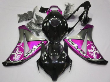 2008-2011 Honda CBR1000RR Motorcycle Fairings - Grey Pink Glossy Black Canada for Sale