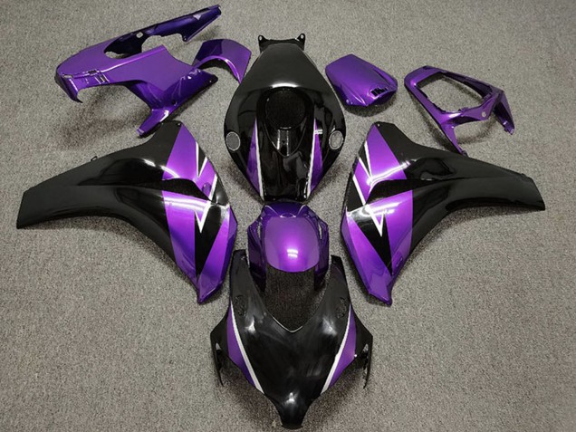 2008-2011 Honda CBR1000RR Motorcycle Fairings - Purple Glossy Black Canada for Sale