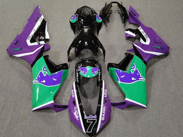 2017-2023 Honda CBR1000RR Motorcycle Fairings - Purple Green Glossy Black Red Bull Canada for Sale