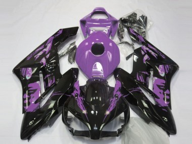 2004-2005 Honda CBR1000RR Motorcycle Fairings - Light Purple Glossy Black Le Mis Canada for Sale