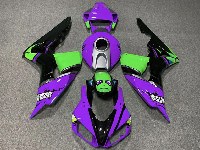 2006-2007 Honda CBR1000RR Motorcycle Fairings - Purple Silver Green Glossy Black Shark Canada for Sale