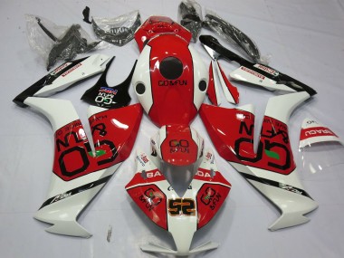 2012-2016 Honda CBR1000RR Motorcycle Fairings - White Red Go&Fun Canada for Sale