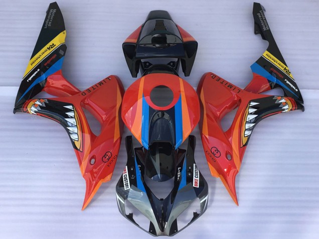 2006-2007 Honda CBR1000RR Motorcycle Fairings - Red Blue Yellow Glossy Black Shark Canada for Sale
