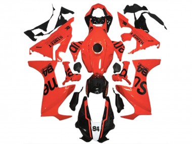 2017-2023 Honda CBR1000RR Motorcycle Fairings - Red Glossy Black Street Flava Canada for Sale