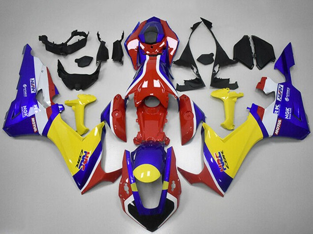 2017-2023 Honda CBR1000RR Motorcycle Fairings - White Red Blue Yellow HRC Canada for Sale