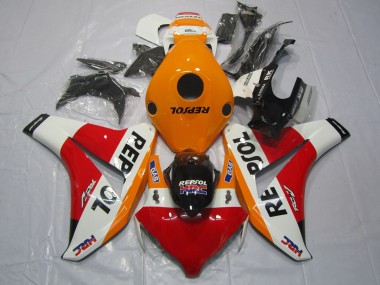 2008-2011 Honda CBR1000RR Motorcycle Fairings - Orange White Red Glossy Black Repsol HRC Canada for Sale