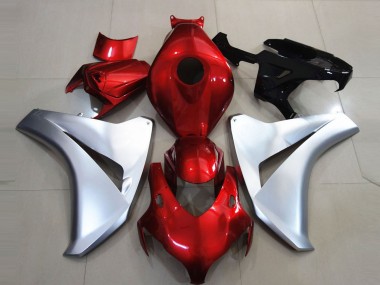 2008-2011 Honda CBR1000RR Motorcycle Fairings - Silver Red Canada for Sale