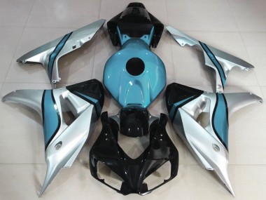 2006-2007 Honda CBR1000RR Motorcycle Fairings - Silver Light Blue Glossy Black Canada for Sale