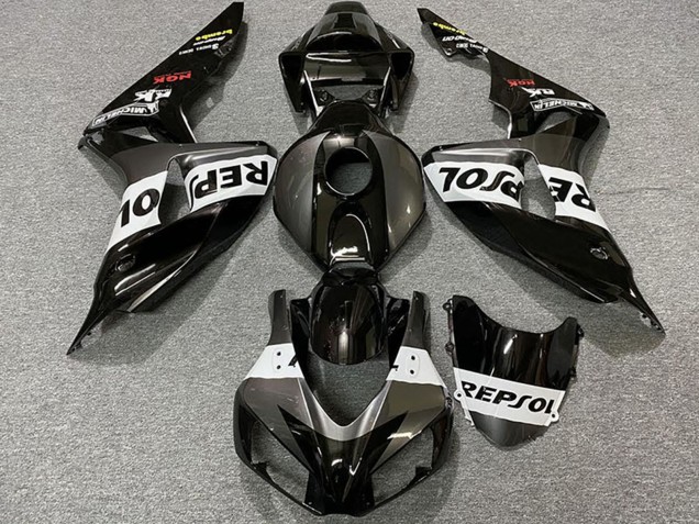 2006-2007 Honda CBR1000RR Motorcycle Fairings - Grey White Glossy Black Repsol Canada for Sale