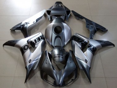 2006-2007 Honda CBR1000RR Motorcycle Fairings - Silver Grey Black Repsol Canada for Sale