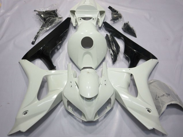 2006-2007 Honda CBR1000RR Motorcycle Fairings - White Glossy Black Canada for Sale