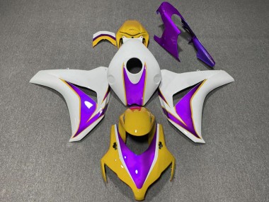 2008-2011 Honda CBR1000RR Motorcycle Fairings - White Yellow Purple Canada for Sale