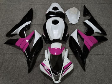 2007-2008 Honda CBR600RR Motorcycle Fairings - White Pink Glossy Black Canada for Sale