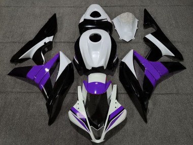 2007-2008 Honda CBR600RR Motorcycle Fairings - White Purple Glossy Black Canada for Sale