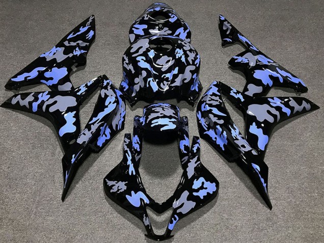 2007-2008 Honda CBR600RR Motorcycle Fairing - Blue Grey Camouflage Canada for Sale