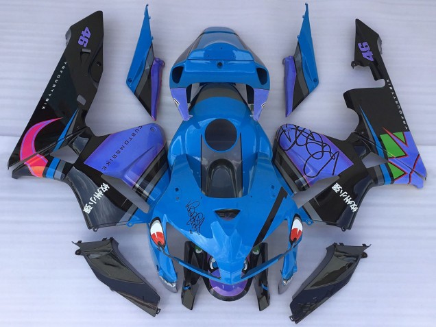 2005-2006 Honda CBR600RR Motorcycle Fairings - Blue Shark Canada for Sale