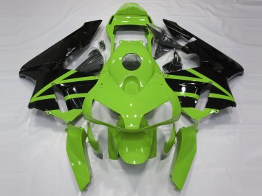 2003-2004 Honda CBR600RR Motorcycle Fairing Kits - Green Glossy Black Canada for Sale