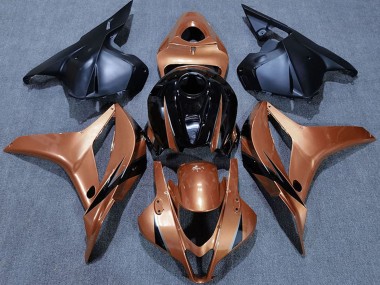 2009-2012 Honda CBR600RR Motorcycle Fairings - Candy Orange Glossy Black Canada for Sale